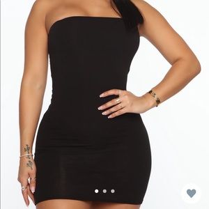 Black mini sun dress